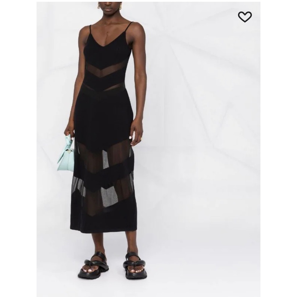 Cult Gaia Lani Knit Black Dress